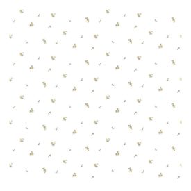   Fiori Country 8 - Fehér alapon sárga kis virágos tapéta 12342