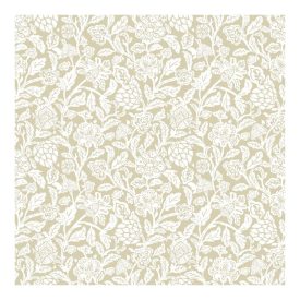 Fiori Country 8 - Fehér nagy virágos tapéta 12347