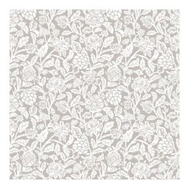   Fiori Country 8 -nagy fehér színű virág mintás tapéta 12349