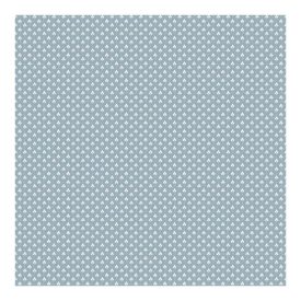   Fiori Country 8 - Kék alapon fehér apró leveles dekor tapéta 12363