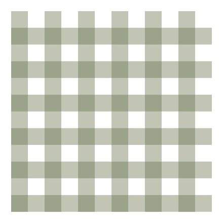 Fiori Country 8 - Zöld-fehér kockás tapéta