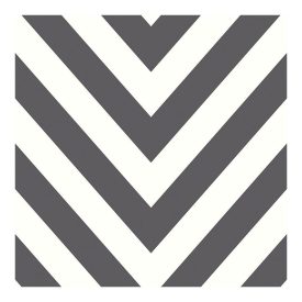 Dream - Chevron mintás fekete-fehér tapéta 12574