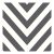 Dream - Chevron mintás fekete-fehér tapéta 12574