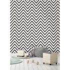 Dream - Chevron mintás fekete-fehér tapéta 12574