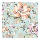 Dream - Virágos tündérek - kék színű tapéta 13210