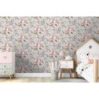 Dream - Virágos tündérek - szürke színű tapéta 13212