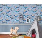 Dream - Bálna város -  kék színű tapéta 13220