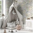 Dream -Állatos világtérkép Szörke színű tapéta 13252