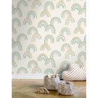 Dream - Kékeszöld szivárványos tapéta 13283