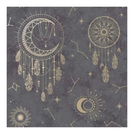 Dream - Álomfogó fekete-arany tapéta 13330