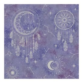 Dream - Álomfogó lila-ezüst tapéta 13331