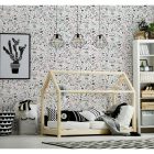 Dream - Firkált fehér-rózsaszín tapéta 13340