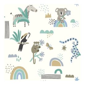 Dream - Absztrakt álltok zöldeskék  tapéta 13352