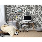 Dream - Absztrakt vonalak fekete tapéta 13360