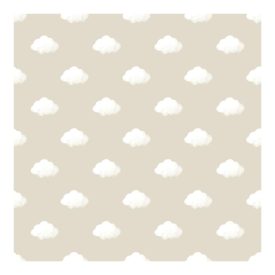 Happy - Felhős krém színű tapéta 14832