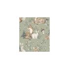 MiniMe - Erdő állatai zöld tapéta 17105