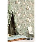 MiniMe - Erdő állatai zöld tapéta 17105