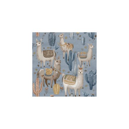 MiniMe - Alpaca kék tapéta 17113