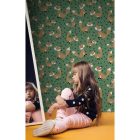MiniMe - Kis rókás zöld tapéta 17117