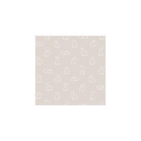 MiniMe - Nyuszis bézs tapéta 17146