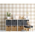 MiniMe - Piknik kockás barna tapéta 17157