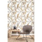 Energie - Ficus Szürke-barna tapéta 	30103