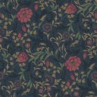 Eleganza -Sötétkék virágos tapéta 36304