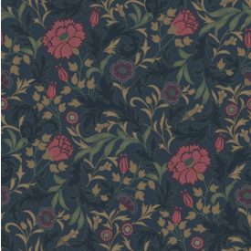 Eleganza -Sötétkék virágos tapéta 36304