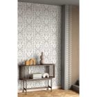 Arché - Virágmintás szürke tapéta 39023