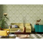 Arché - Virágmintás zöld tapéta 39025