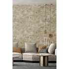 Terra (Parato) - Barna levél mintás tapéta 43803