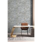 Terra (Parato) - Kék levél mintás tapéta 43806