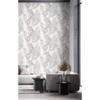 Terra (Parato) - Szürke levél mintás tapéta 43810