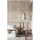 Terra (Parato) - Bézs levél mintás tapéta 43817