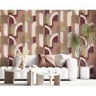 Terra (Parato) - Geometriai barna tapéta 43828