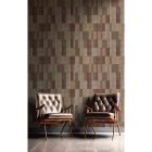 Terra (Parato) - Geometriai mintás barna tapéta 43838