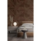Terra (Parato) - Geometriai mintás bordó tapéta 43848
