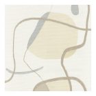 Interior - Fehér alapon absztrakt krém színű tapéta 73202