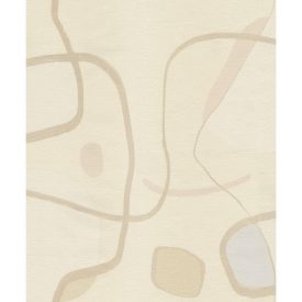   Interior - Bézs alapon absztrakt krém színű tapéta 73203