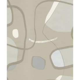 Interior - Absztrakt kék-szürke színű tapéta 73204