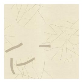 Interior - Bézs alapon bézs óriás leveles tapéta 73215