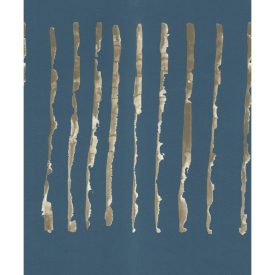 Interior - Kék alapon barna vonalas tapéta 73227