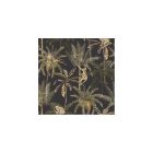 Arboretum - Dzsungel mintás majmos fekete tapéta - 91102