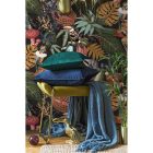 Arboretum - Dzsungel mintás állatos fekete-arany tapéta 91173