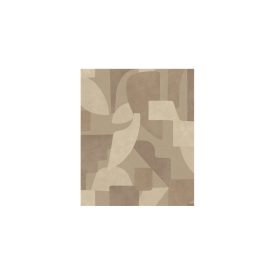 Arboretum - Geometriai mintás barna-bézs tapéta 91710