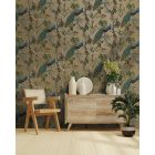 Arboretum - Arany Páva mintás tapéta 91744