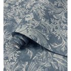 Arboretum - Hullámos kék levél mintás tapéta 91781