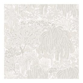 Allure - Fehér színű kert mintás tapéta AL26260