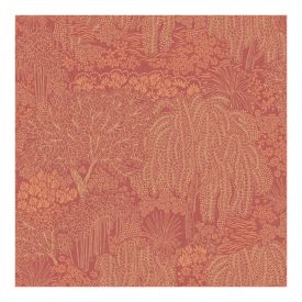 Allure - Bordó színű kert mintás tapéta AL26263