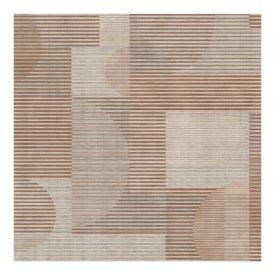 Allure -Barna-ezüst geometriás tapéta AL26282